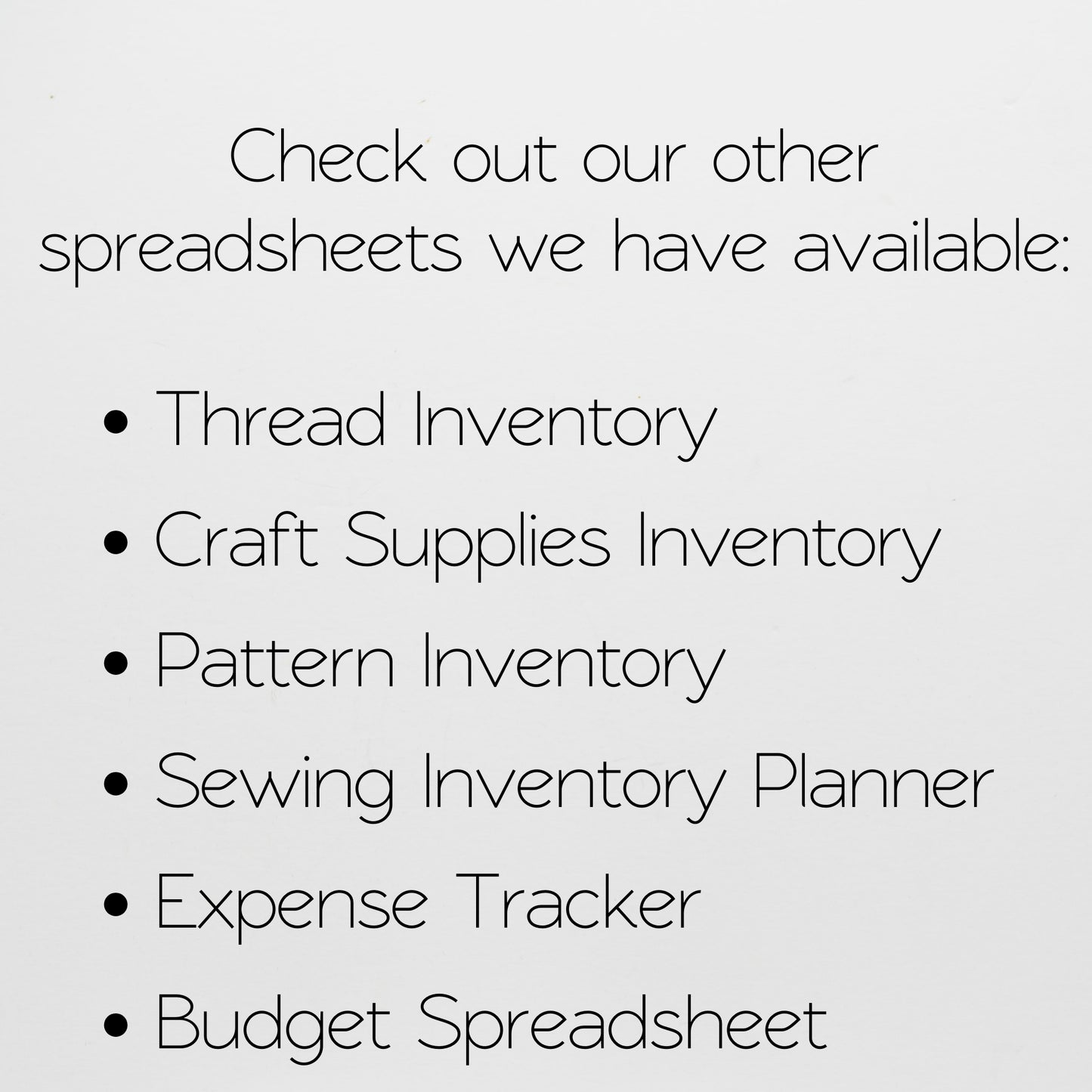 Embroidery Design Inventory Tracker Google Sheets Template and Excel Spreadsheet