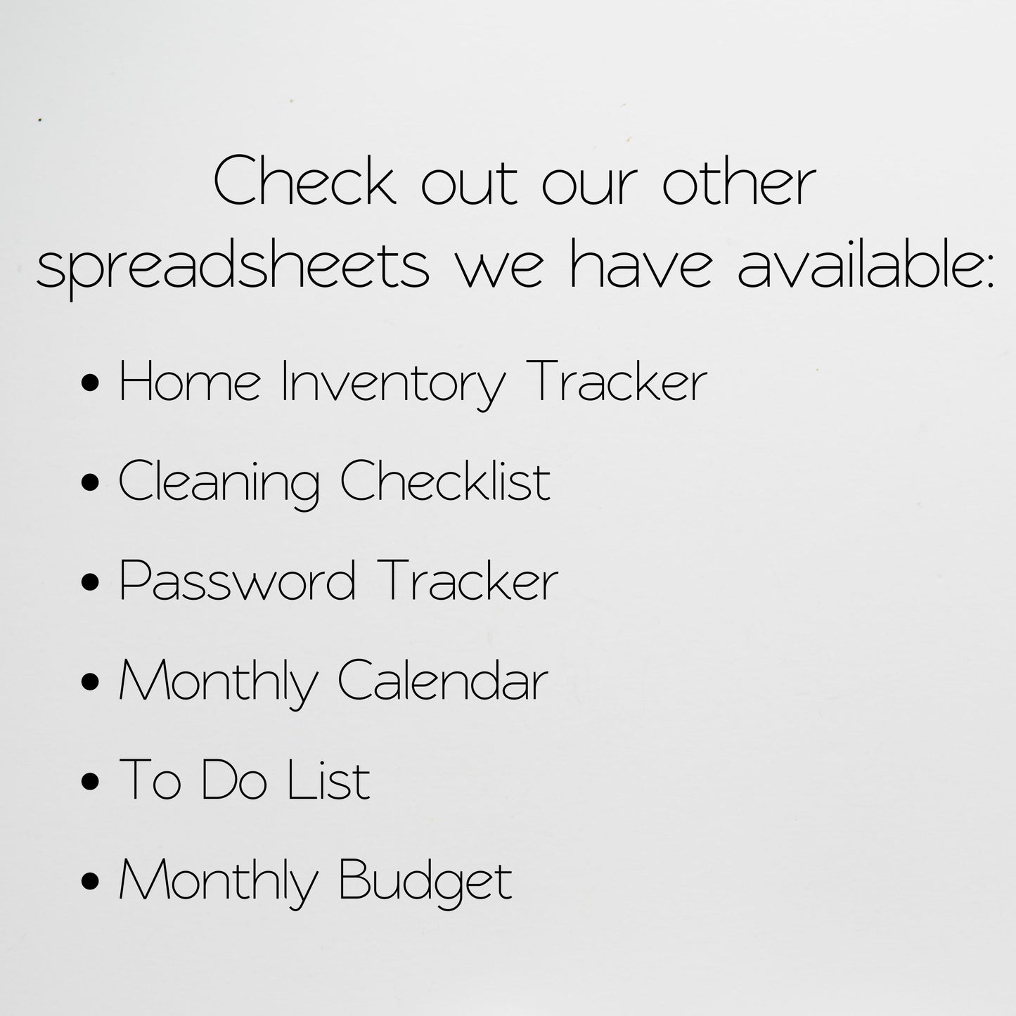 Purse Inventory Tracker Google Sheets