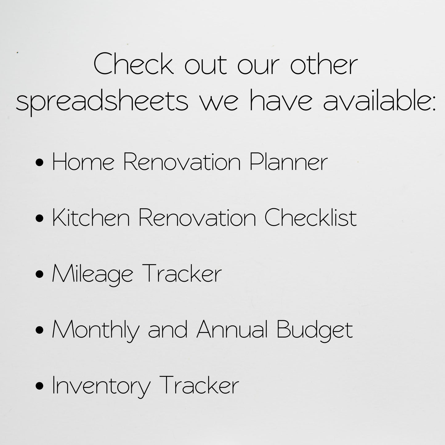 Bathroom Renovation Planner Google Sheet