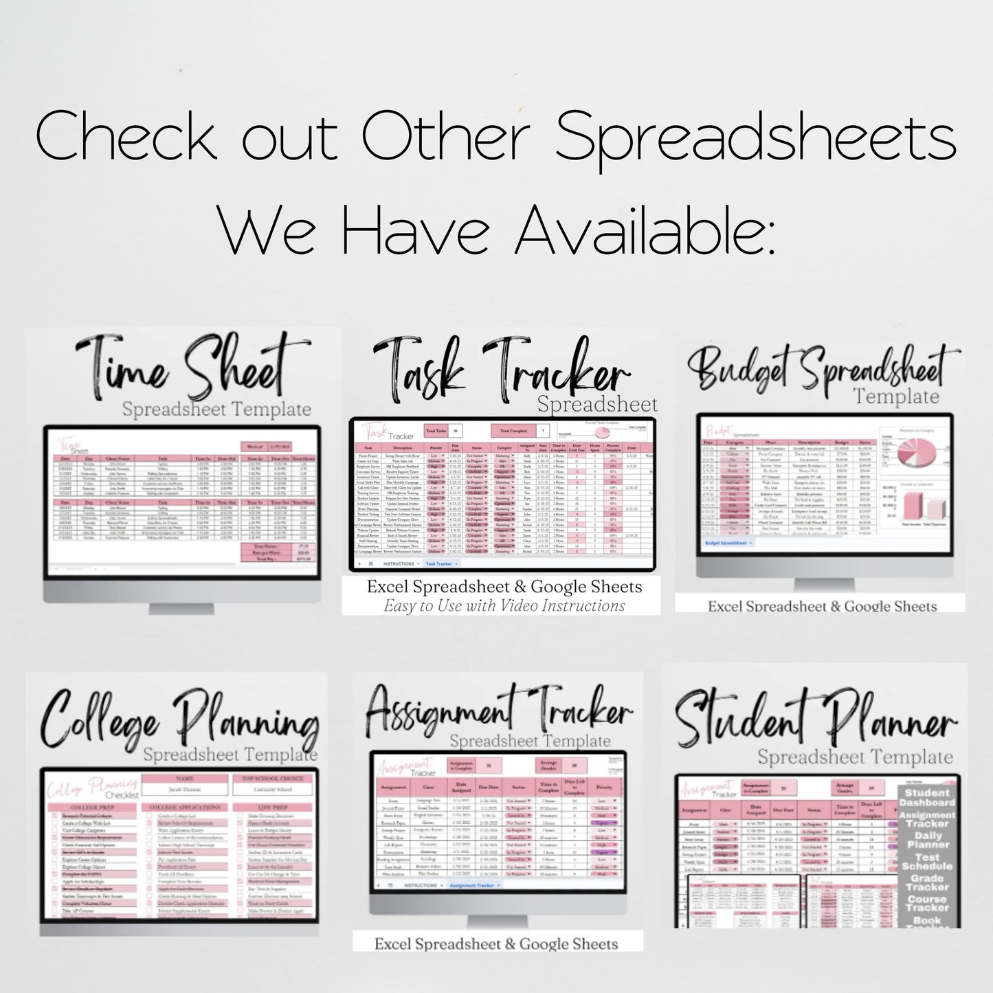 Volunteer Hours Log Template Google Sheets and Excel Spreadsheet