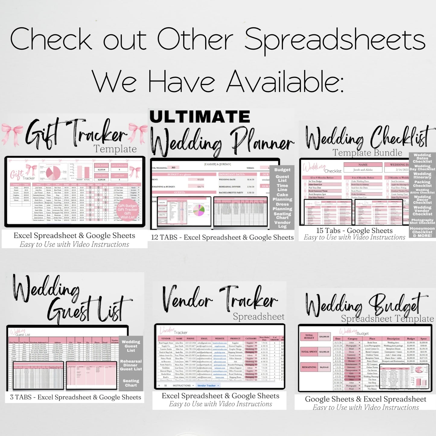 Wedding Song Playlist Template Google Sheets and Excel Spreadsheet