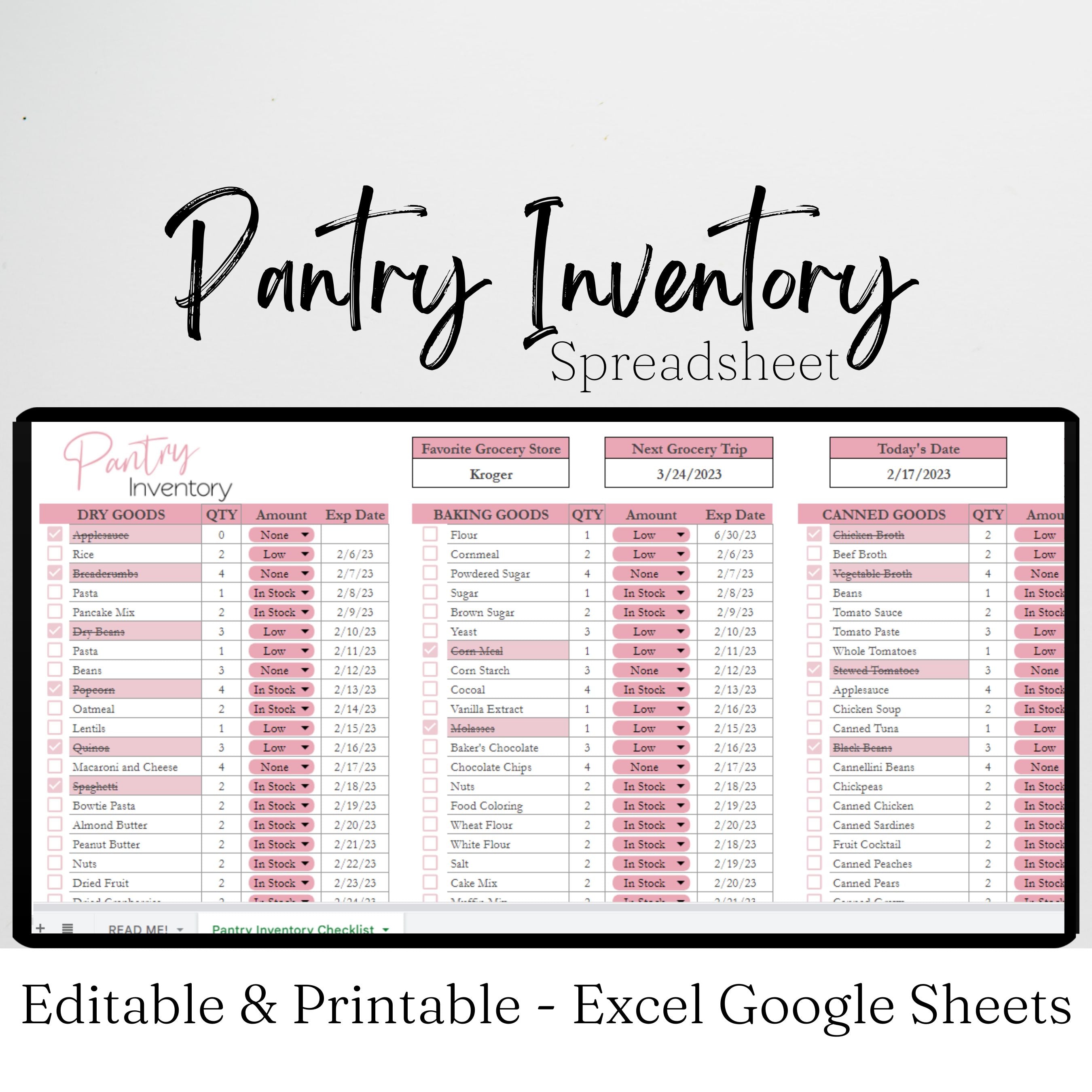 Pantry Inventory Google Sheet And Excel Spreadsheet Savvy And Thriving pantry-inventory-google-sheet-and-excel-spreadsheet-savvy-and-thriving