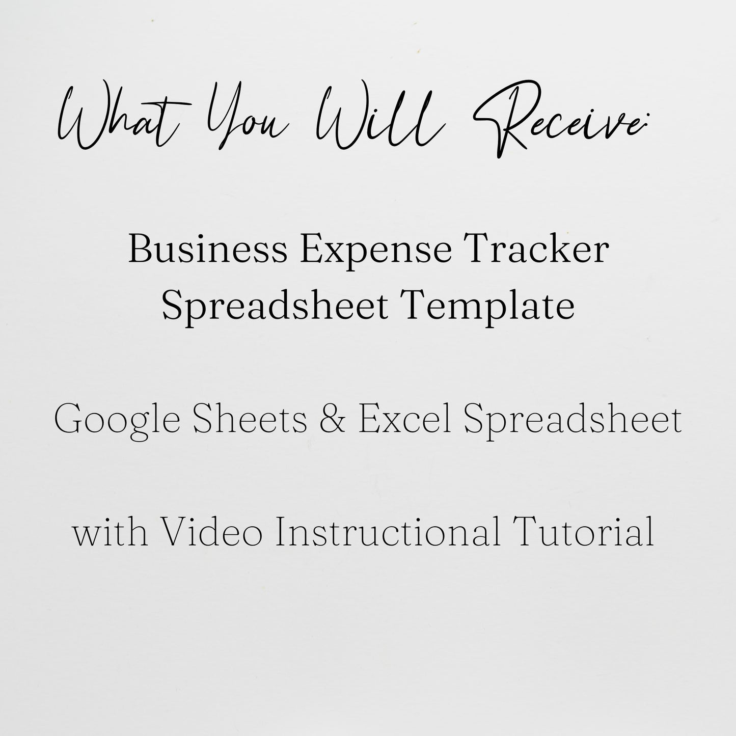 Business Expense Tracker Spreadsheet Template Google Sheets and Excel Spreadsheet