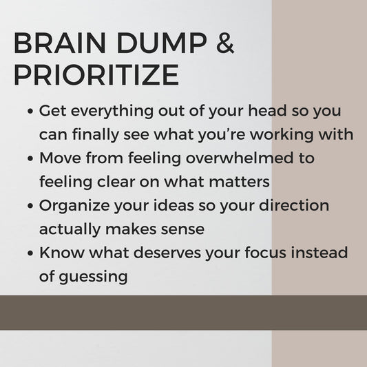 Etsy Shop Coaching & Productivity System | Organize Listings, Improve Workflow, Scale Your Shop Without Burnout