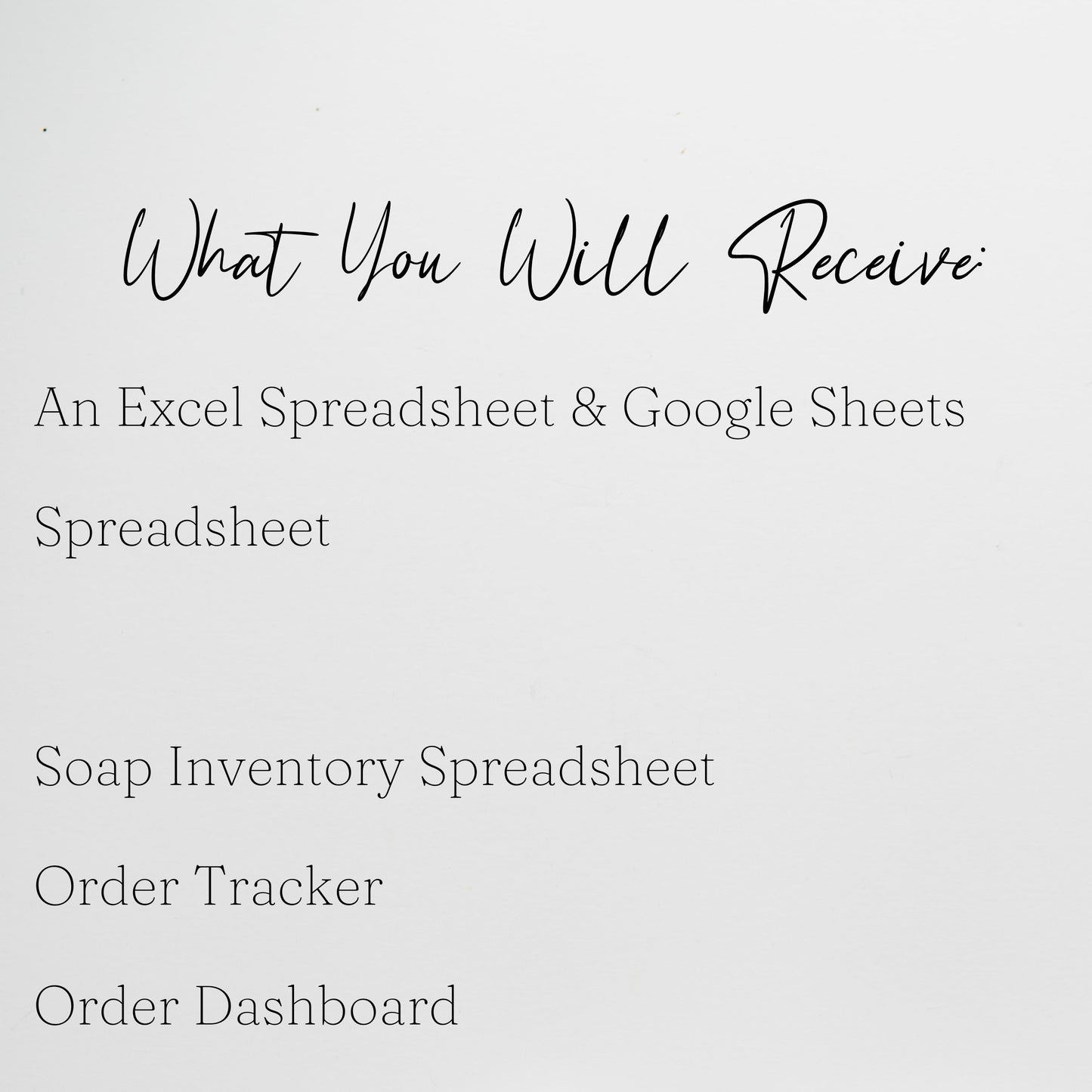 Soap Business Inventory Spreadsheet Google Sheets