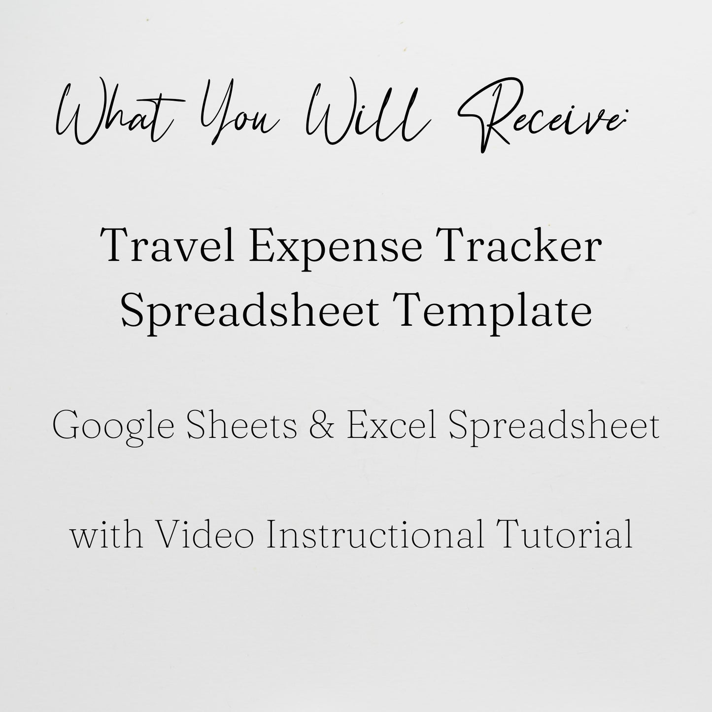 Travel Expense Tracker Spreadsheet Template Google Sheets and Excel Spreadsheet