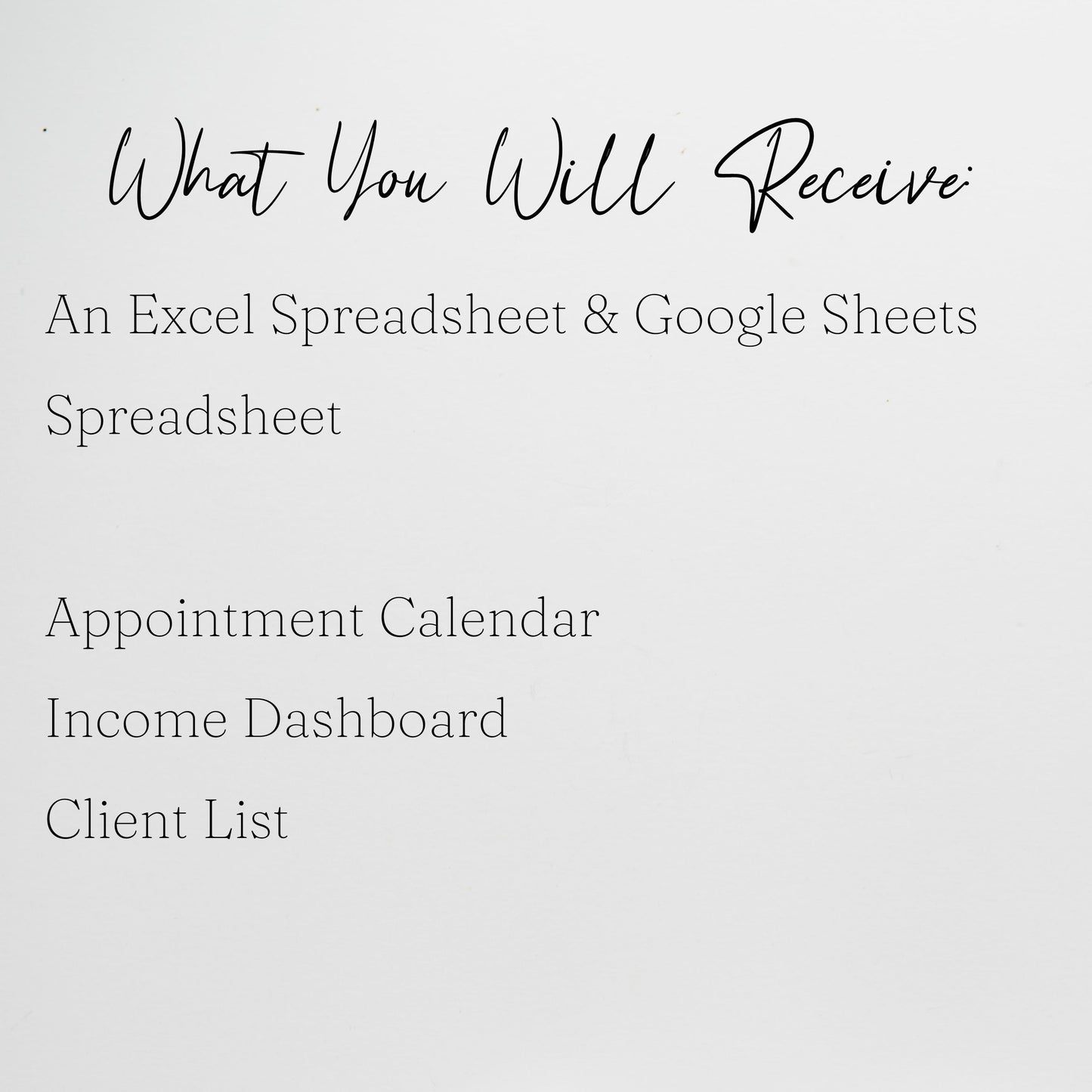 Salon Appointment Calendar Google Sheet Excel Spreadsheet
