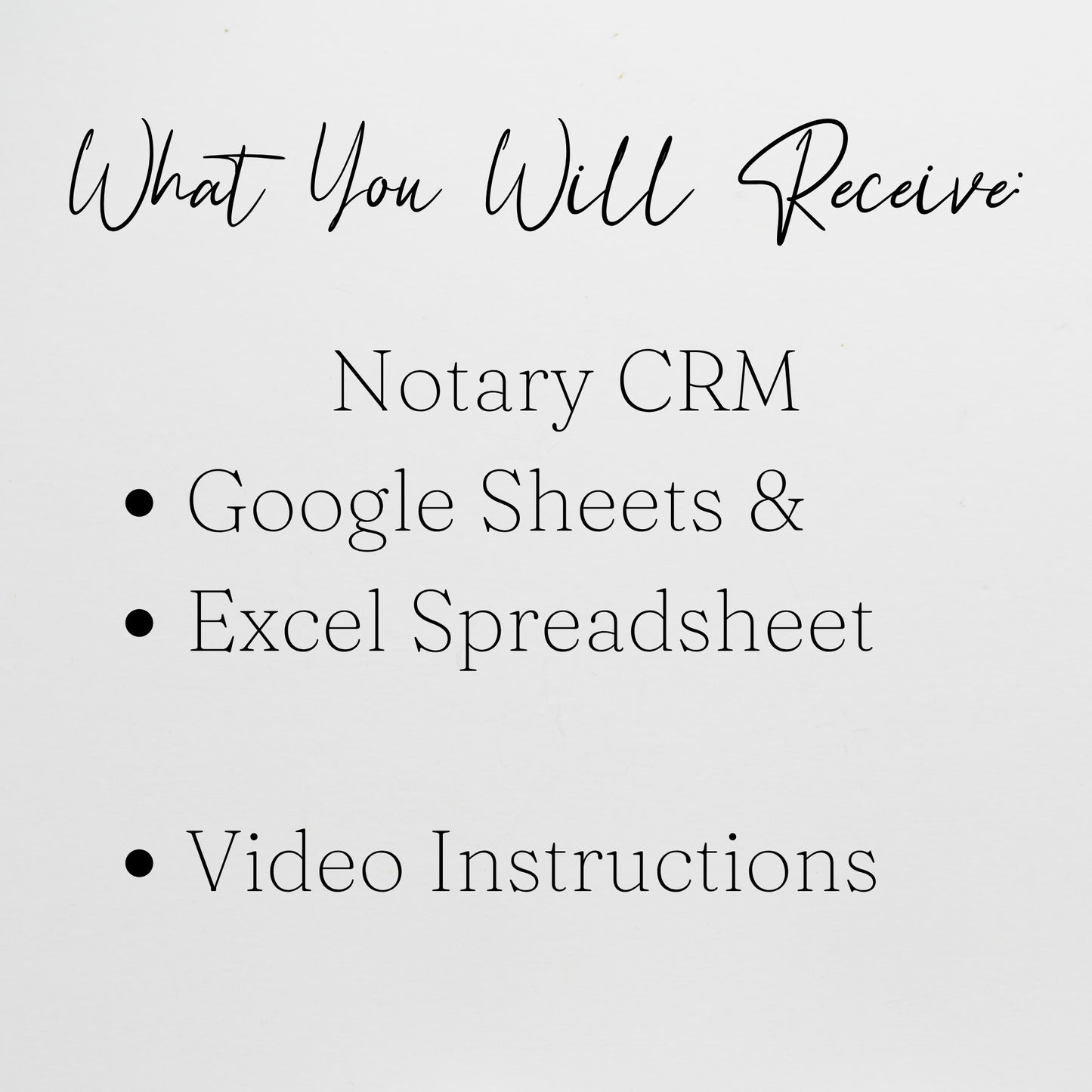Notary CRM Template for Google Sheets and Excel Spreadsheet: Lead Tracker