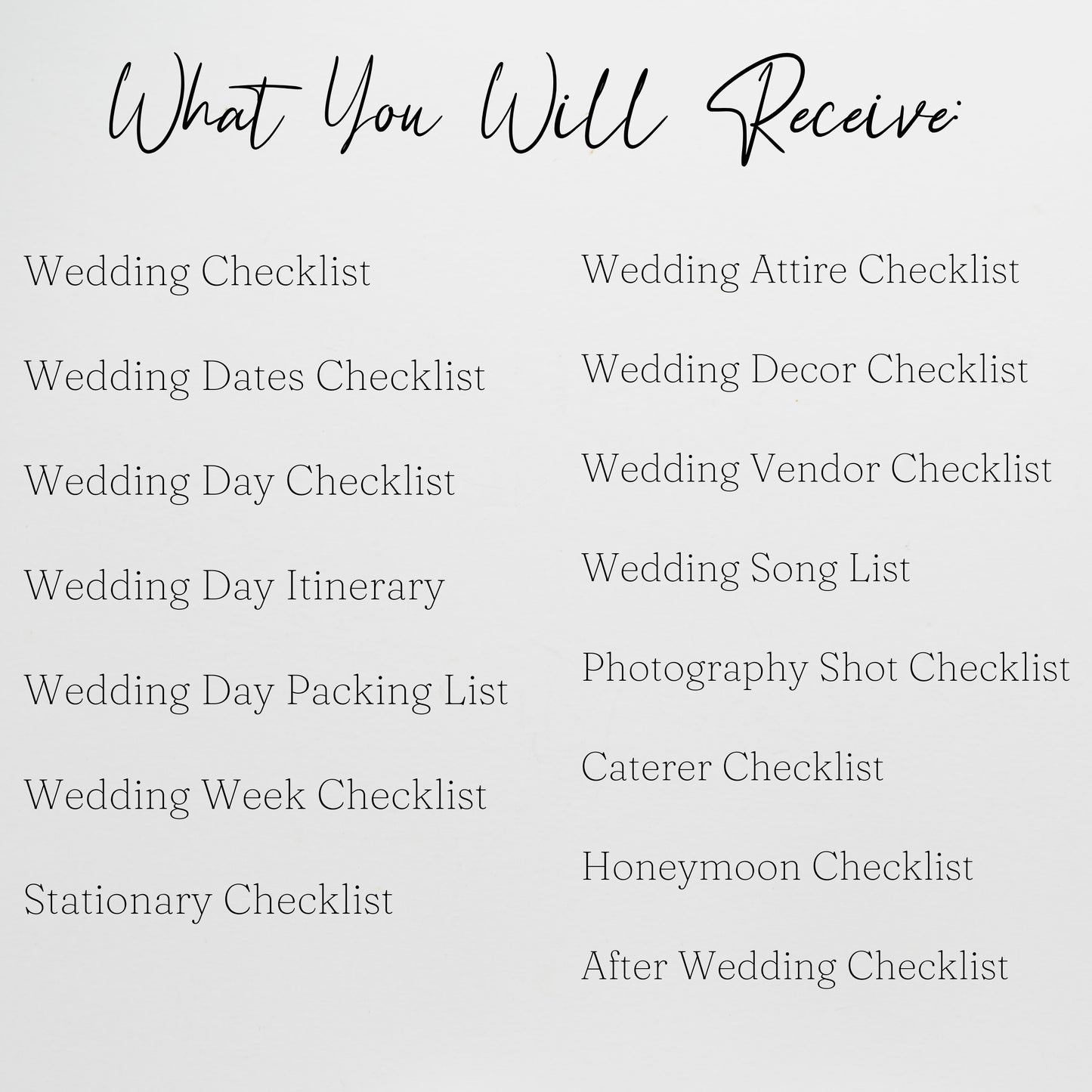 Wedding Checklist Template Google Sheets and Excel Spreadsheet