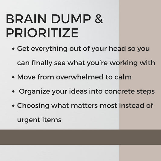 Productivity Coaching | Get Organized, Time Management, Reduce Overwhelm & Build a Simple Action Plan (ADHD‑Friendly)