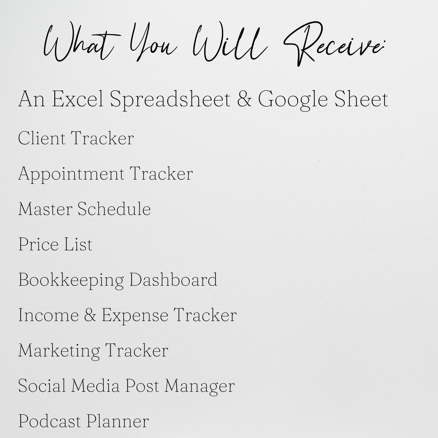 Coaching Business Template Bundle Google Sheet and Excel Spreadsheet