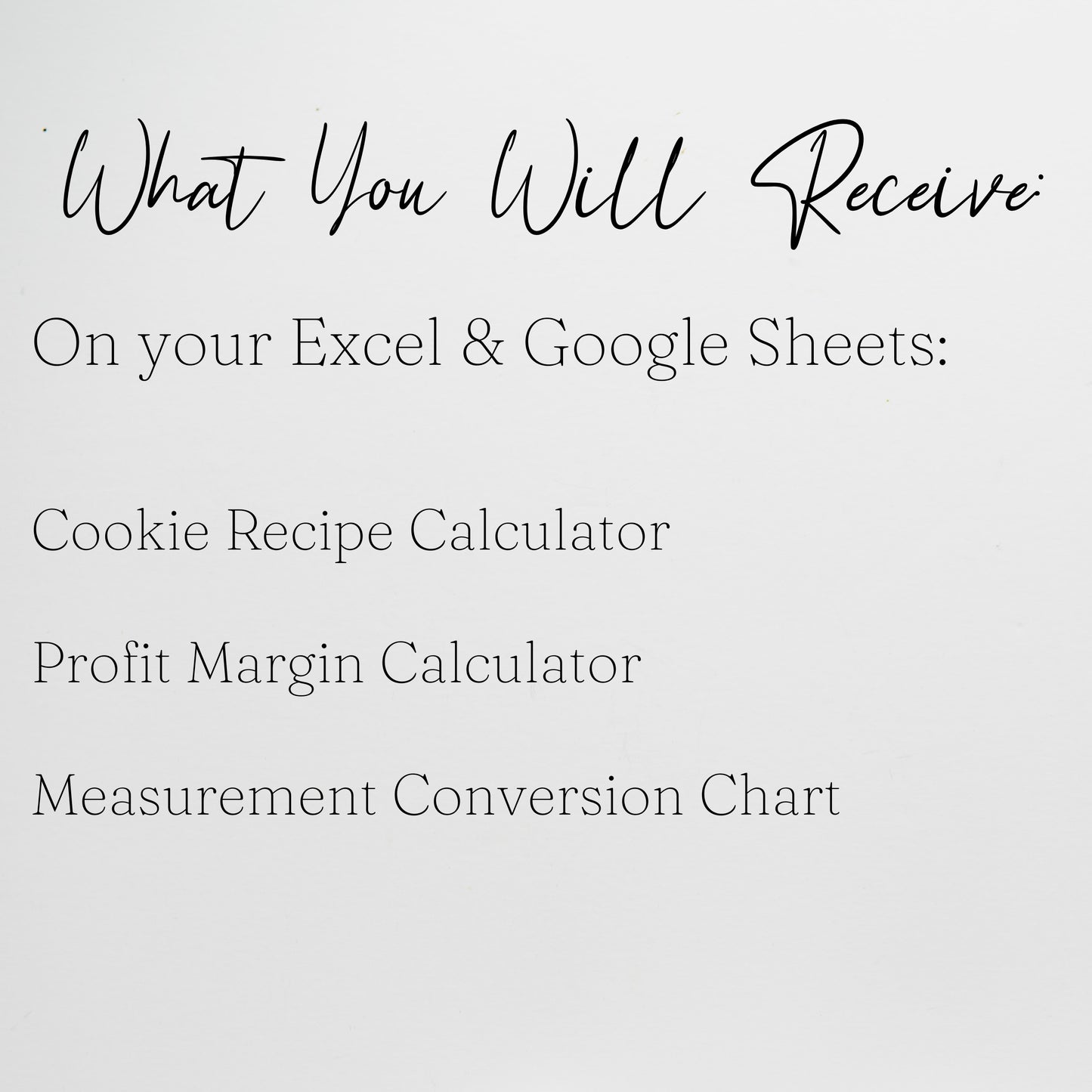 Cookie Recipe Calculator Template Google Sheet and Excel Spreadsheet