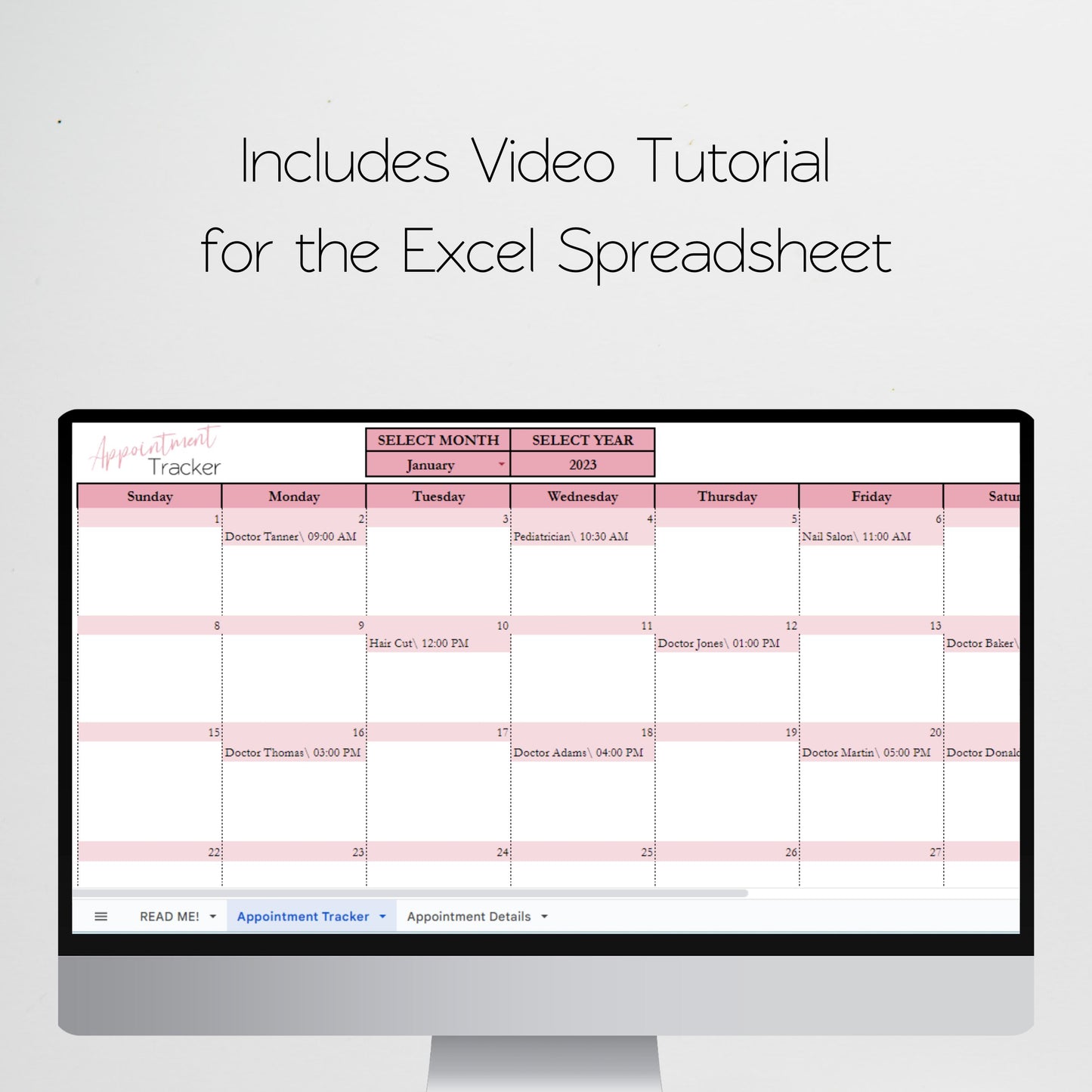 Pet Business Appointment Tracker Google Sheet Excel Spreadsheet