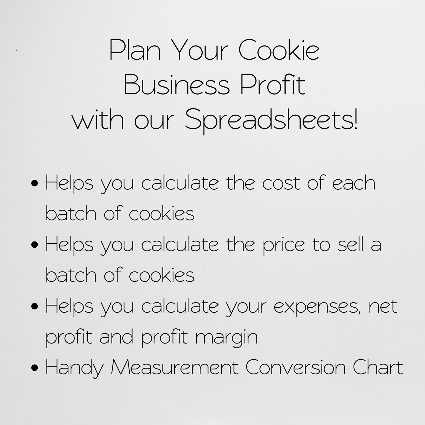 Cookie Recipe Calculator Template Google Sheet and Excel Spreadsheet
