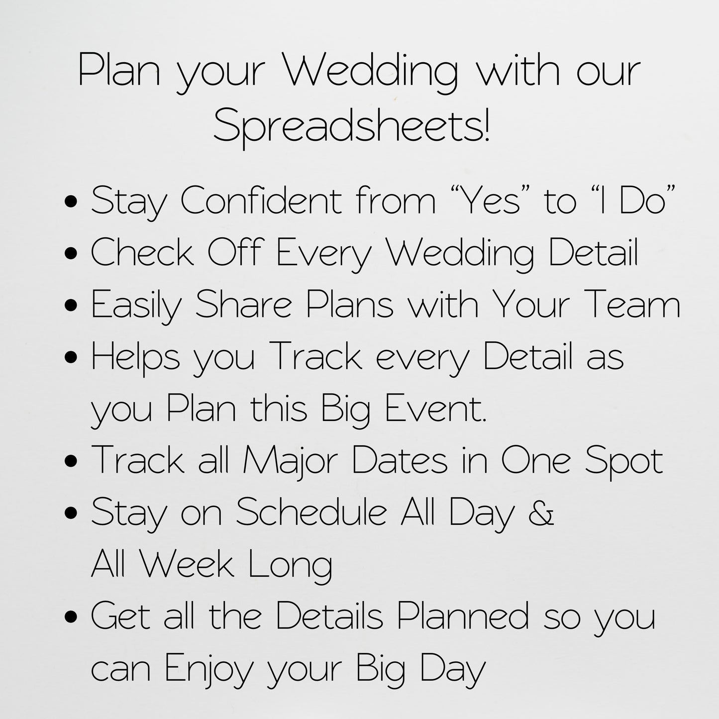 Wedding Checklist Template Google Sheets and Excel Spreadsheet