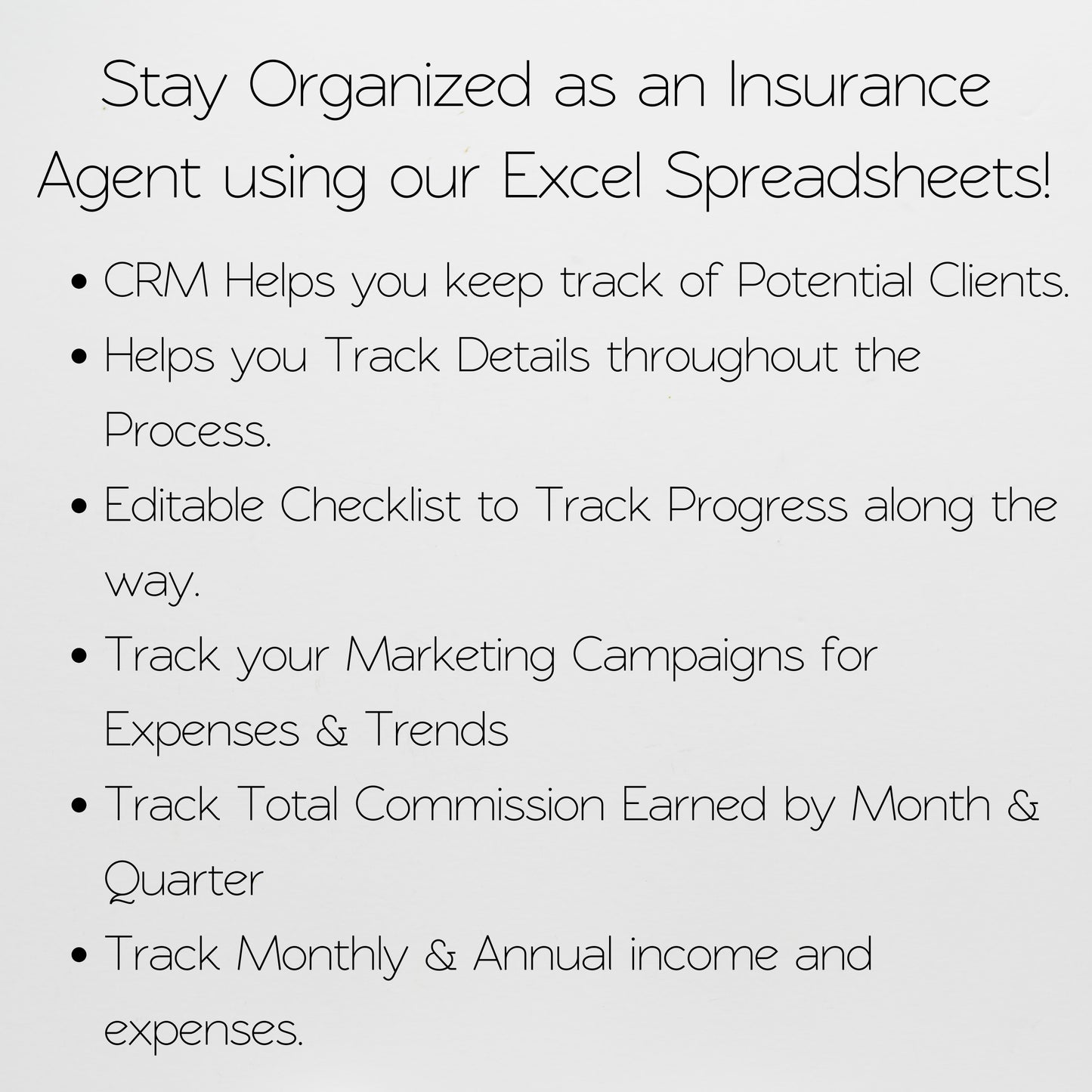 Insurance Agent Business Template Bundle Google Sheet and Excel Spreadsheet
