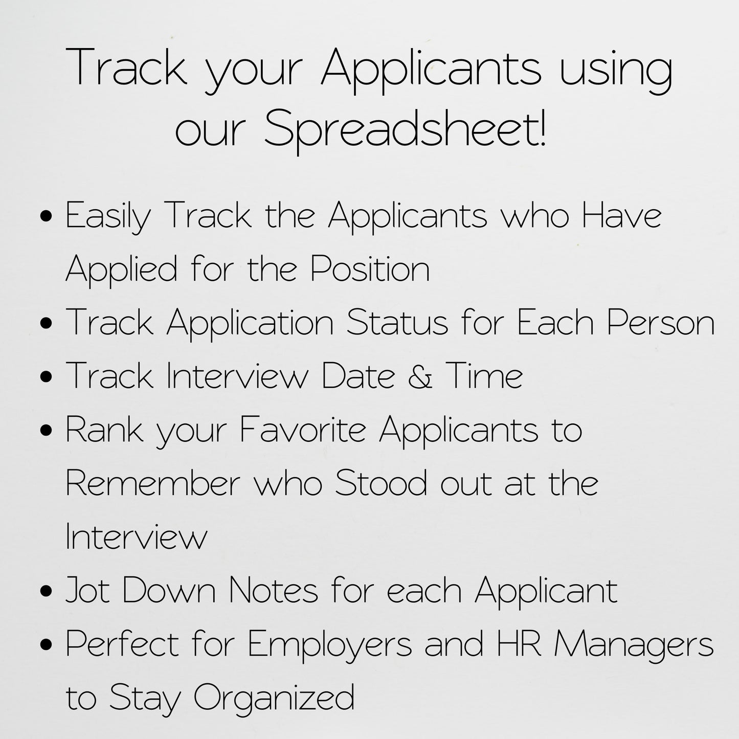Recruiting Tracker Template Google Sheets and Excel Spreadsheet