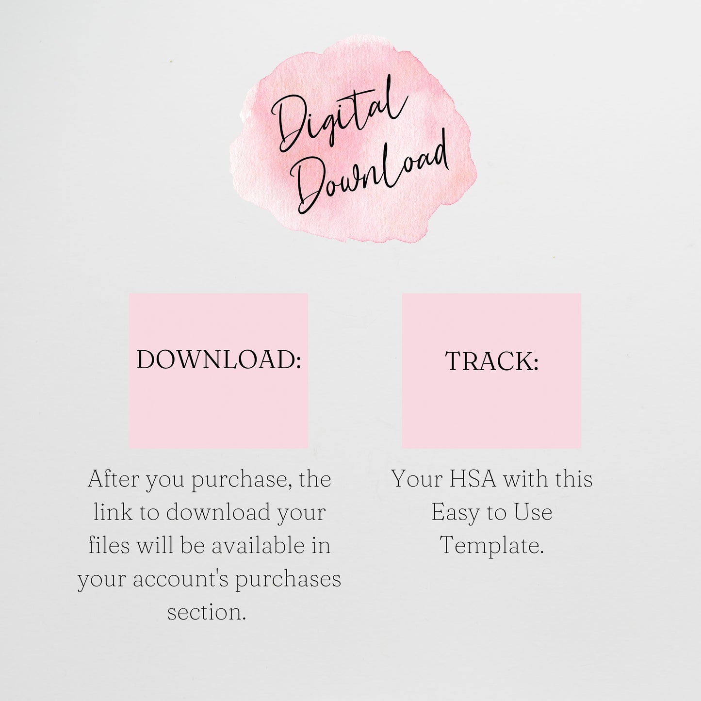 HSA Tracker Template FSA Tracker Google Sheets and Excel Spreadsheet