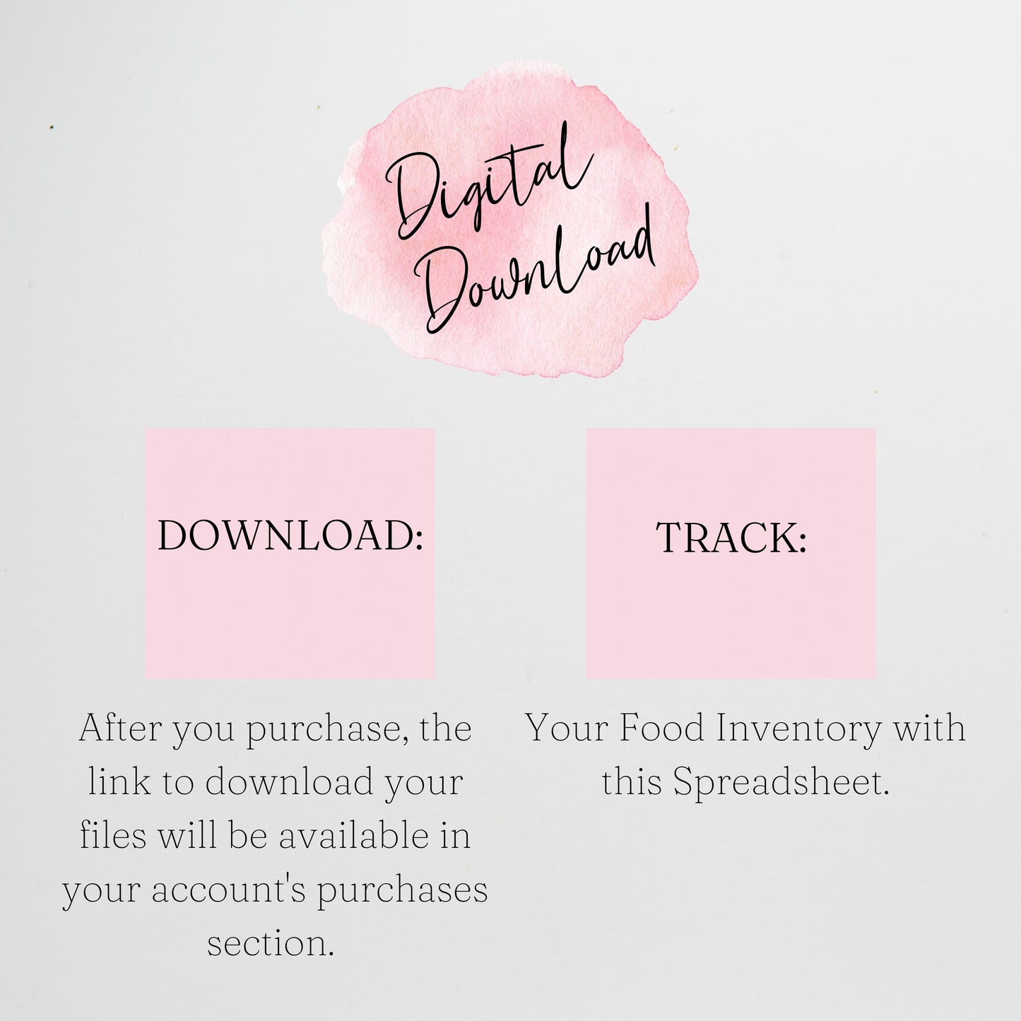 Food Inventory Checklist Bundle Google Sheet and Excel Spreadsheets