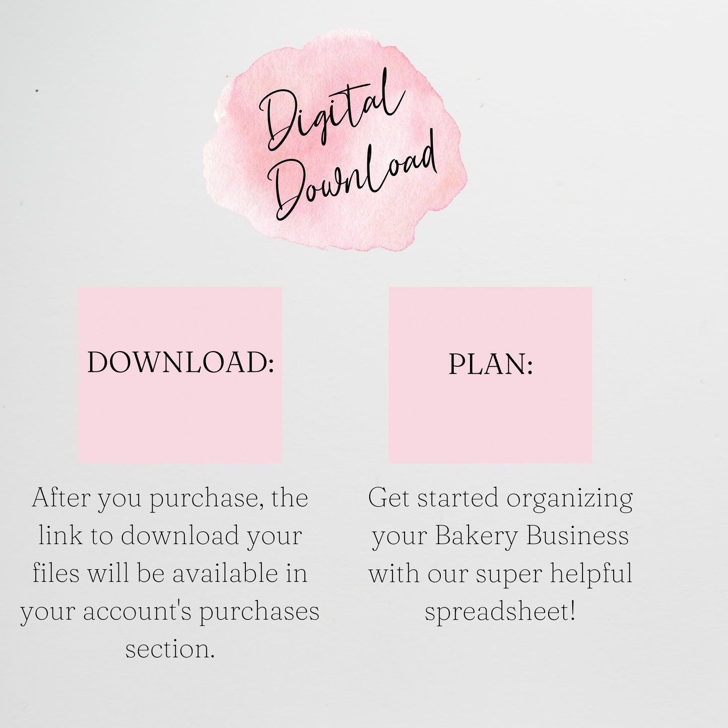 Bakery Business Template Bundle Google Sheet and Excel Spreadsheet