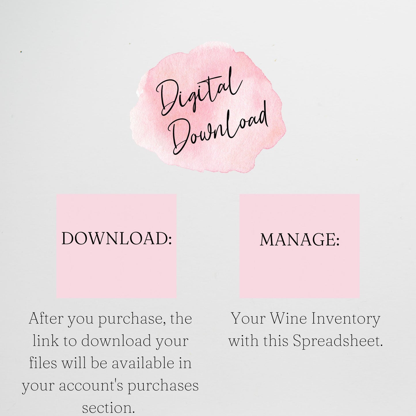 Wine Inventory Tracker Google Sheet