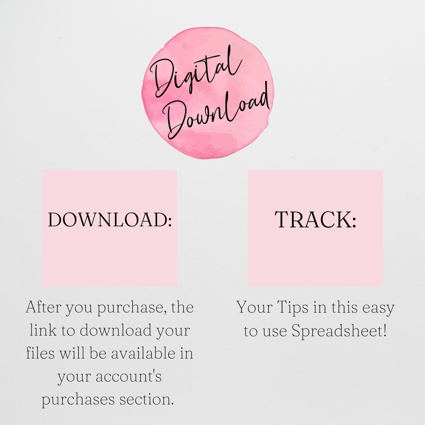 Tip Tracker Google Sheet and Excel Spreadsheet