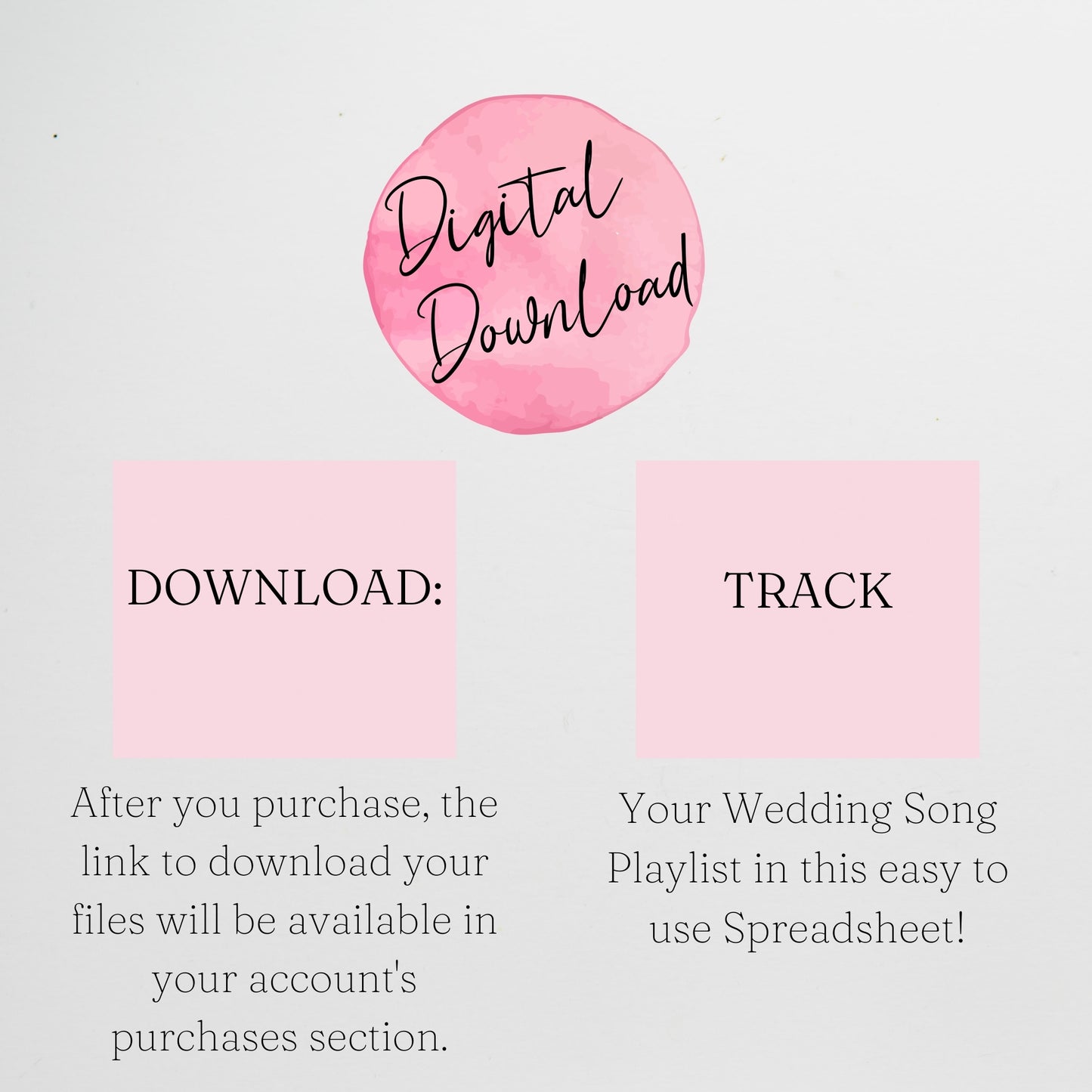Wedding Song Playlist Template Google Sheets and Excel Spreadsheet