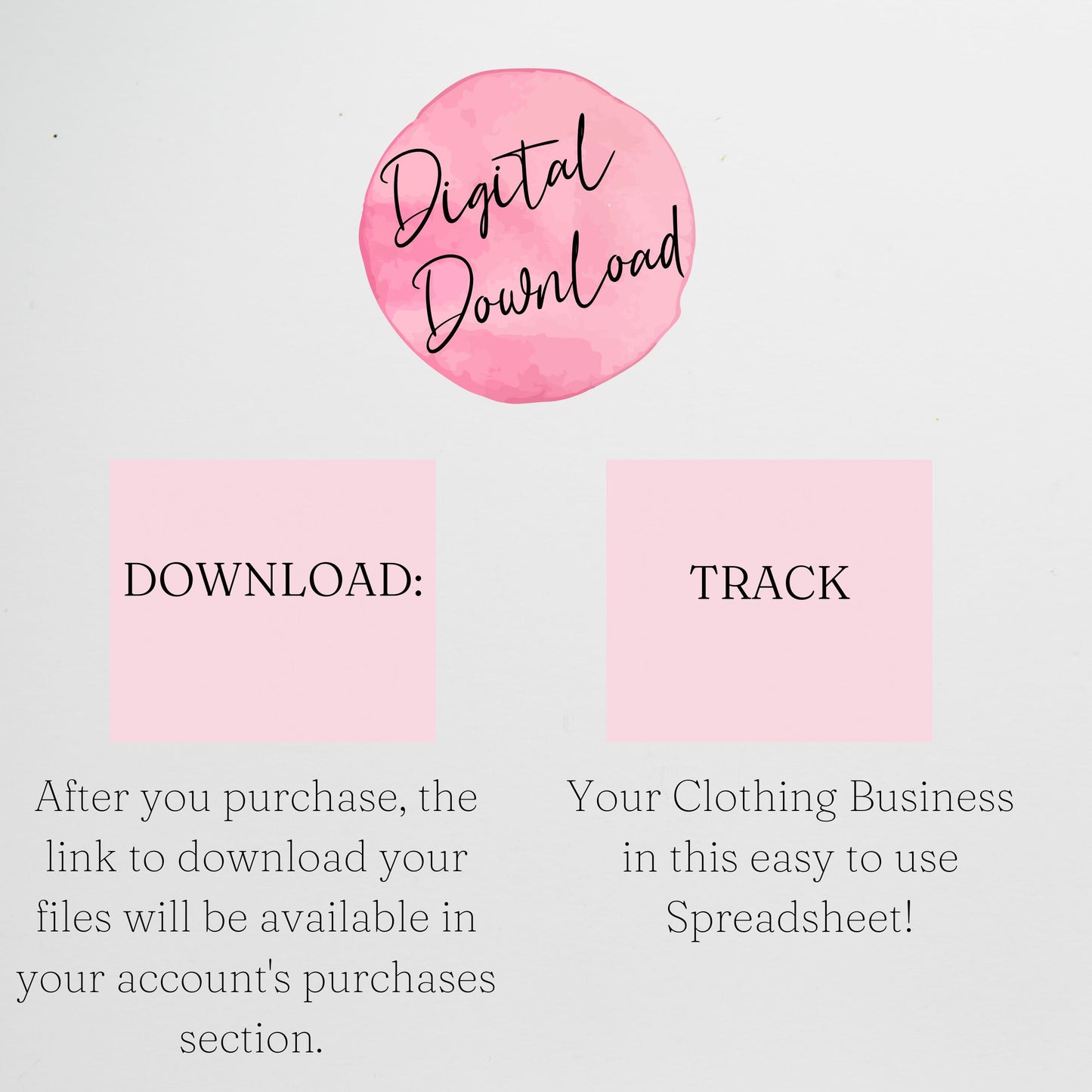 Clothing Bookkeeping Template Google Sheets Excel Spreadsheet