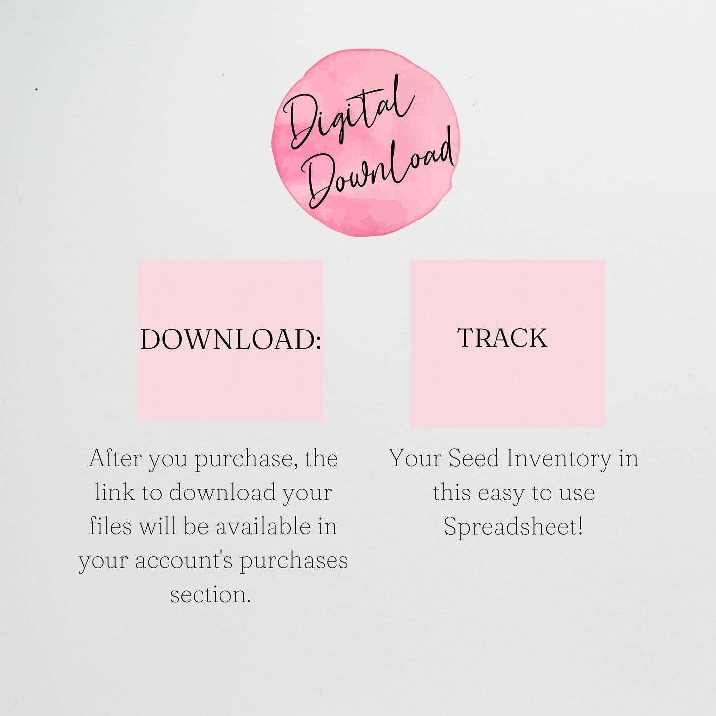 Seed Inventory Google Sheet and Excel Spreadsheet