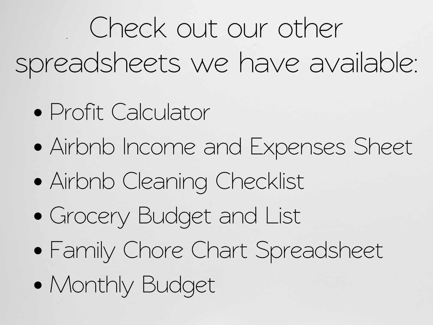 Airbnb Inventory Checklist Template Google Sheets Excel Spreadsheet