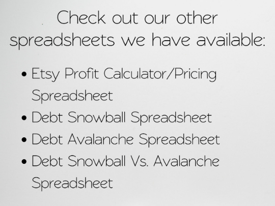 Debt Snowball Template Google Sheets Excel Spreadsheet