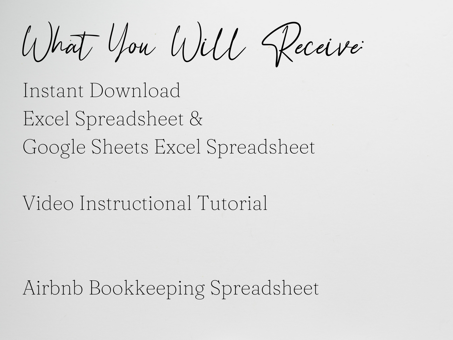 Airbnb Income and Expenses  Template Google Sheets Excel Spreadsheet