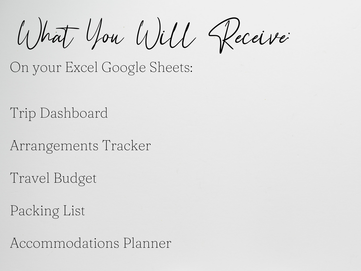 Travel Planner Template Google Sheets Excel Spreadsheet