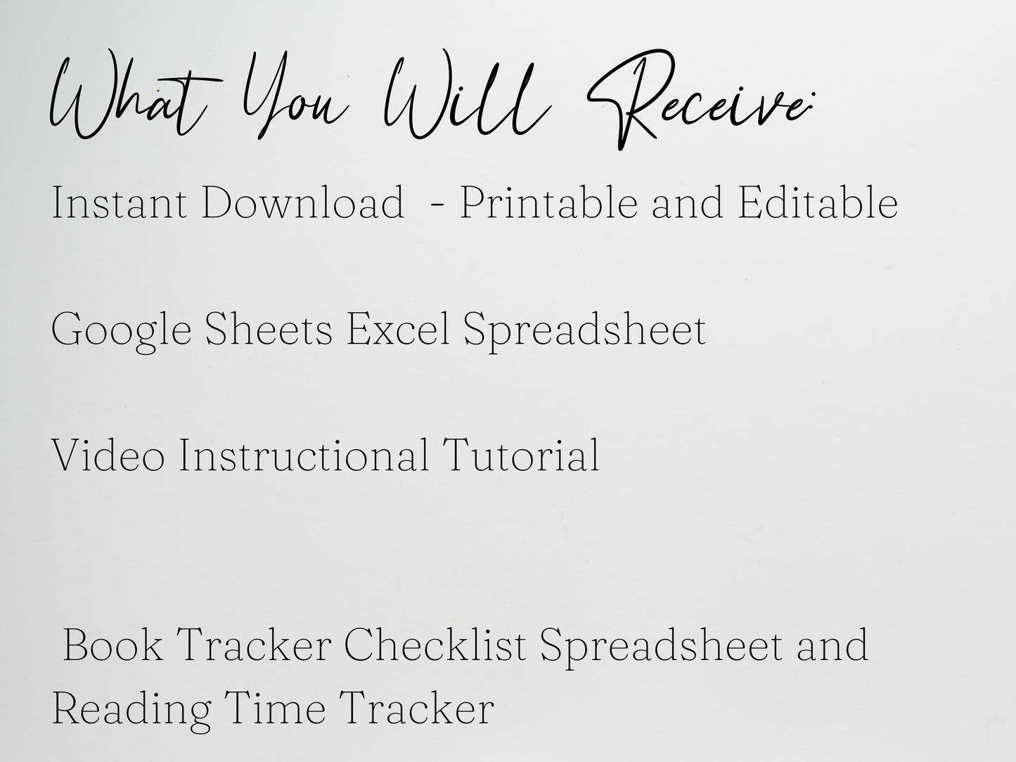 Book Tracker Template Google Sheets Excel Spreadsheet