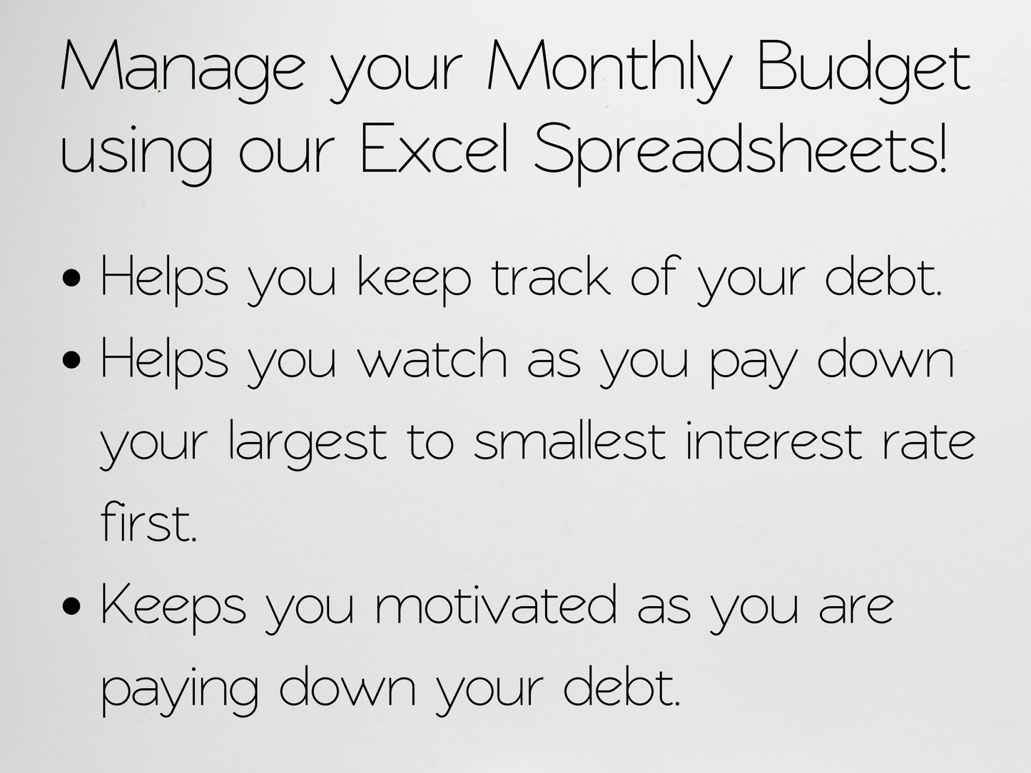 Monthly Budget Template Google Sheets Excel Spreadsheet