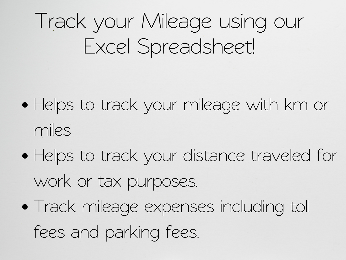 Mileage Tracker Template Google Sheets Excel Spreadsheet