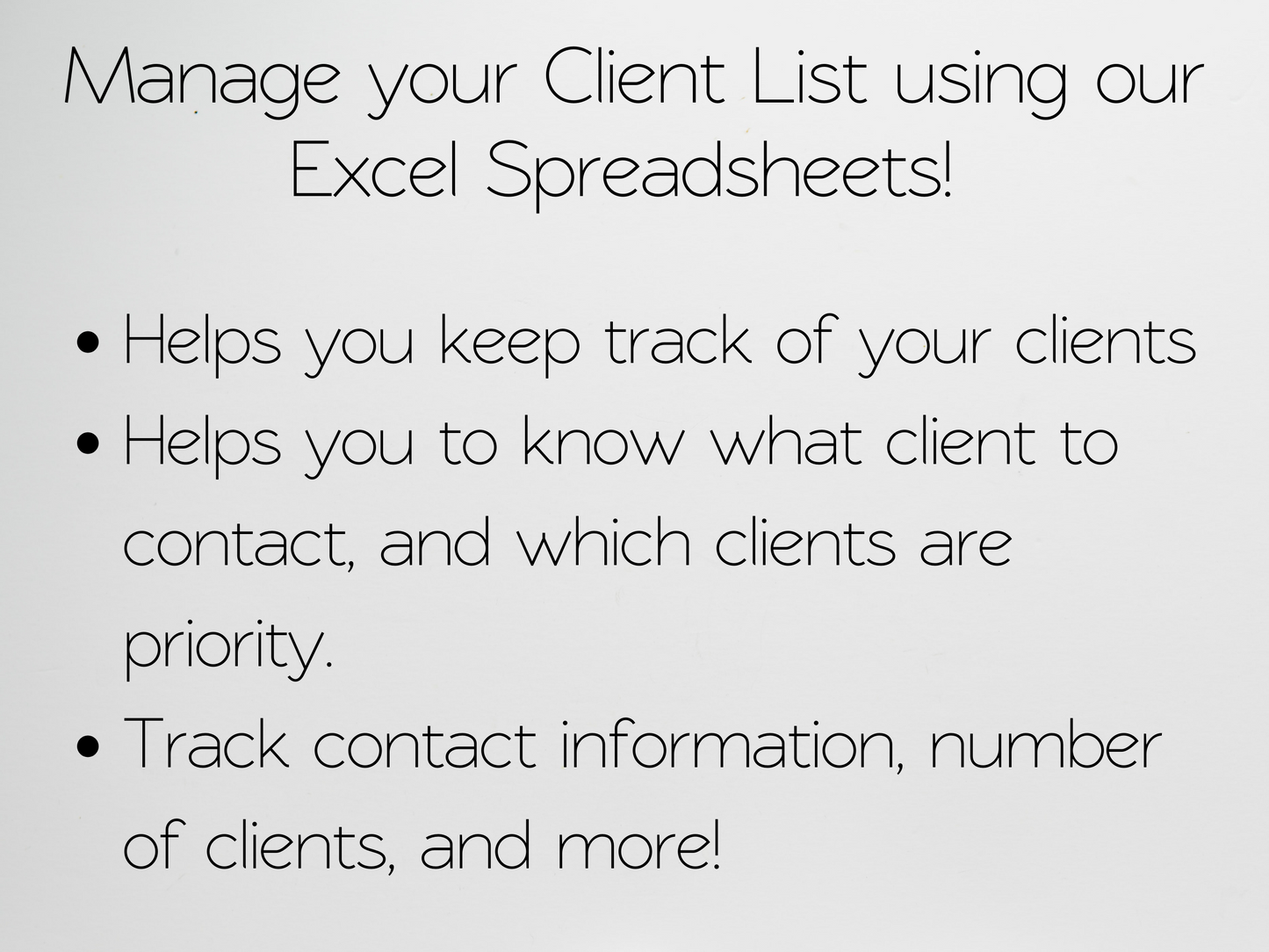 Client Tracker Template Google Sheets Excel Spreadsheet