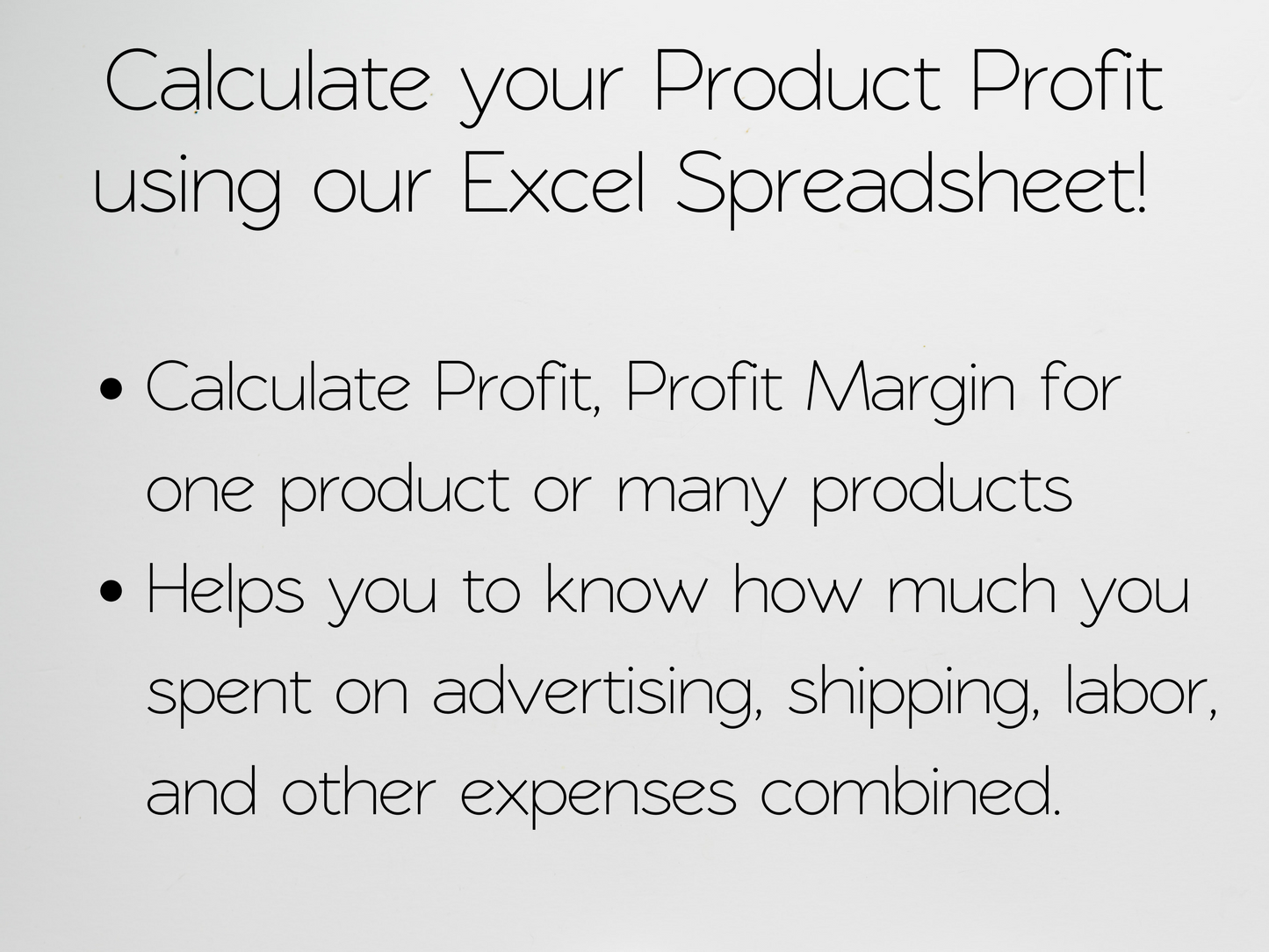 Profit Calculator Template Google Sheets Excel Spreadsheet