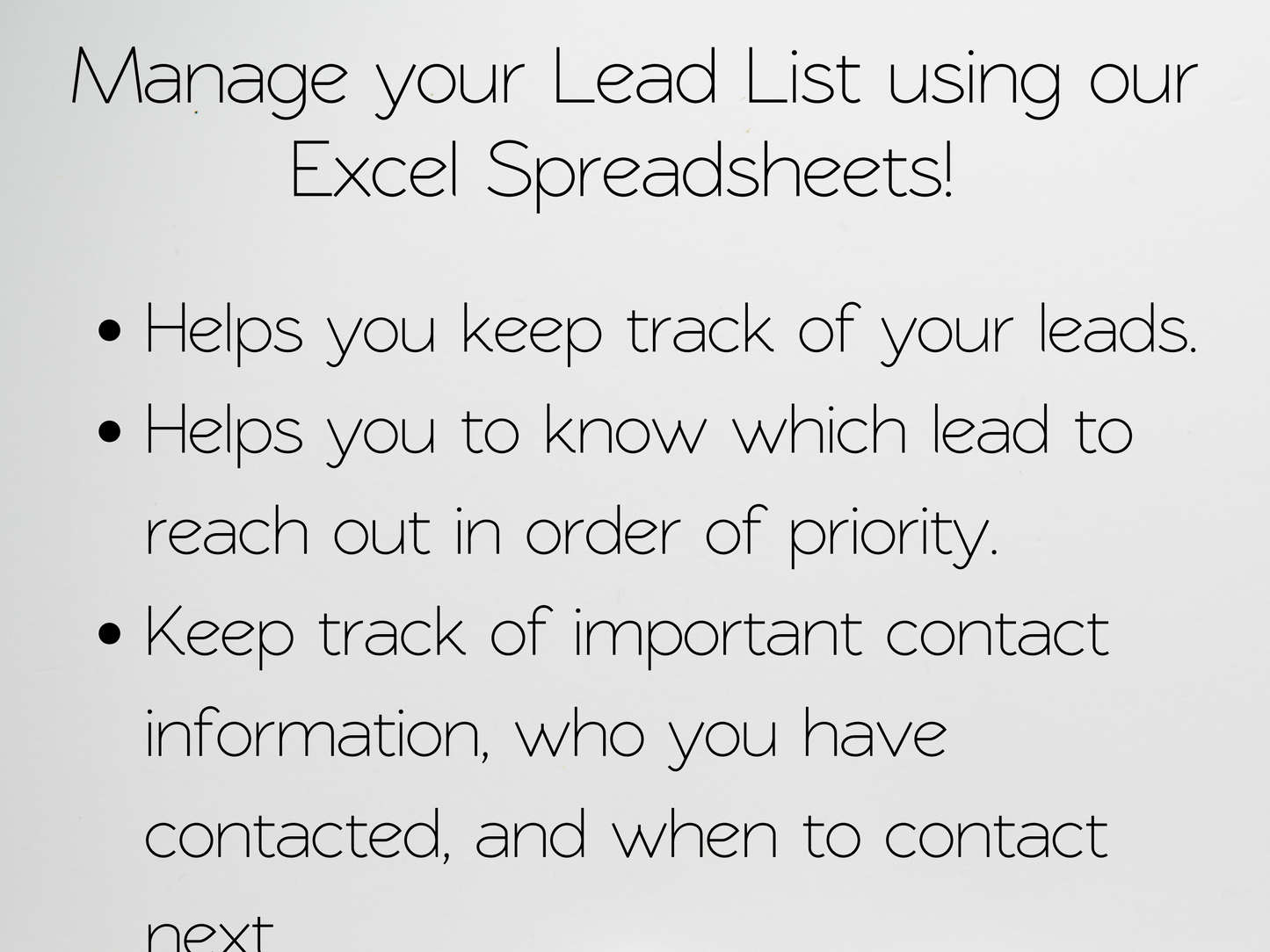 Lead Tracker Template Google Sheets Excel Spreadsheet