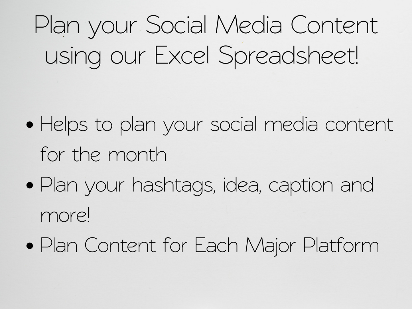 Social Media Content Calendar Template Google Sheets Excel Spreadsheet
