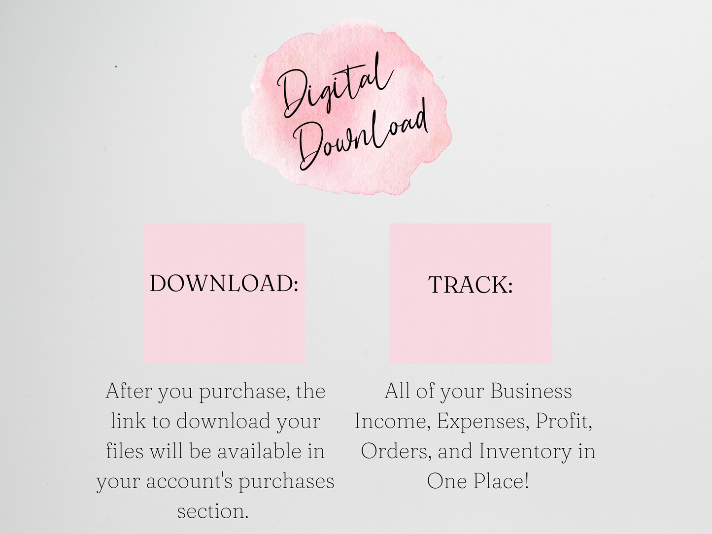 Ultimate Etsy Business Template Google Sheets Excel Spreadsheet