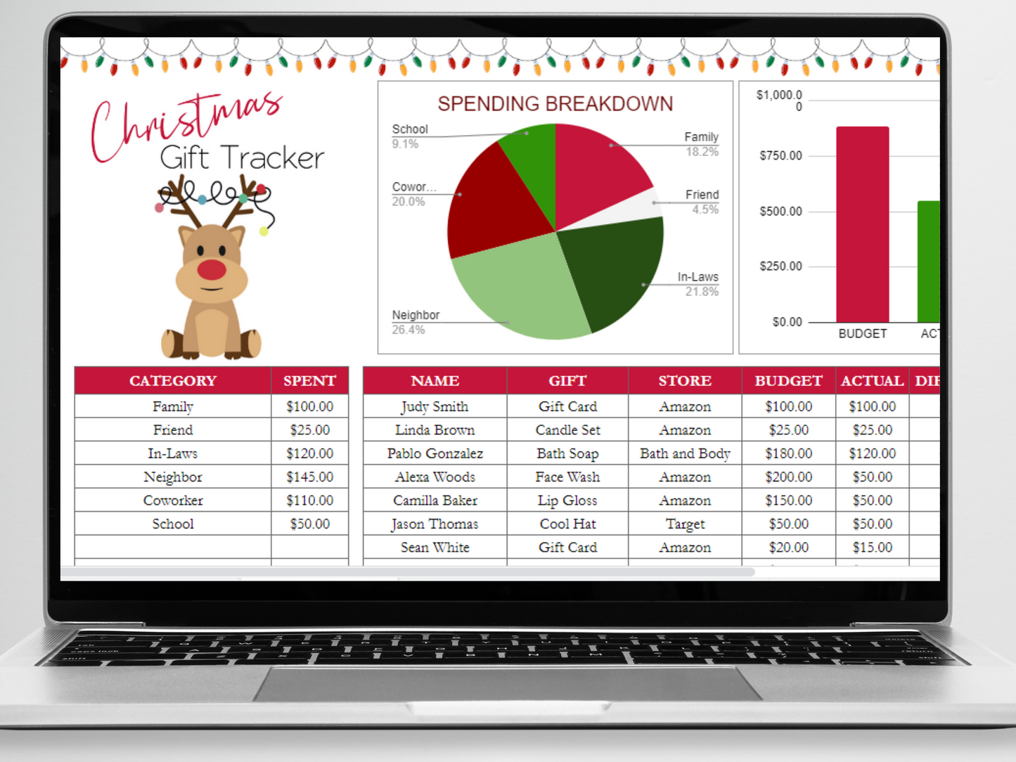 Ultimate ADHD Life Planner Template Google Sheets Excel Spreadsheet