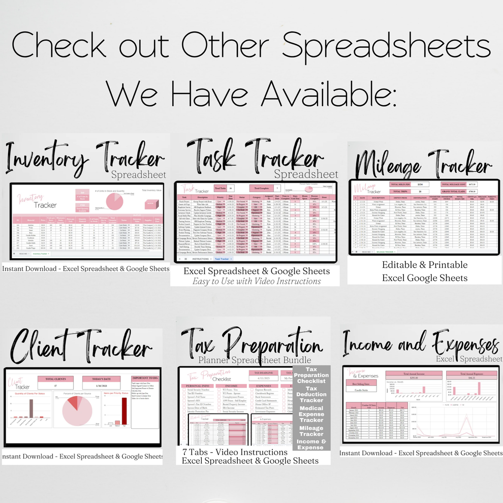 Reseller Inventory Tracker Template Google Sheets and Excel Spreadshee ...