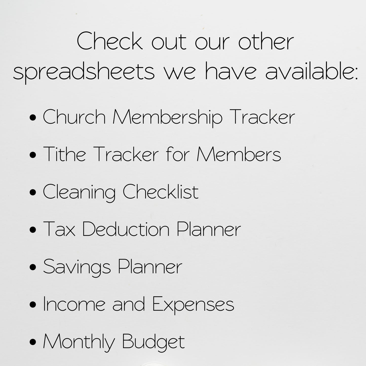 Church Tithing Template Excel Spreadsheet and Google Sheets