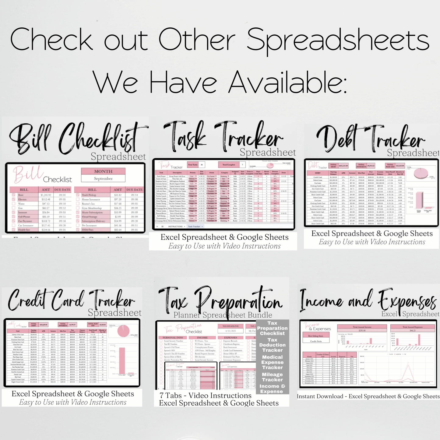 Family Budget Template Google Sheets and Excel Spreadsheet