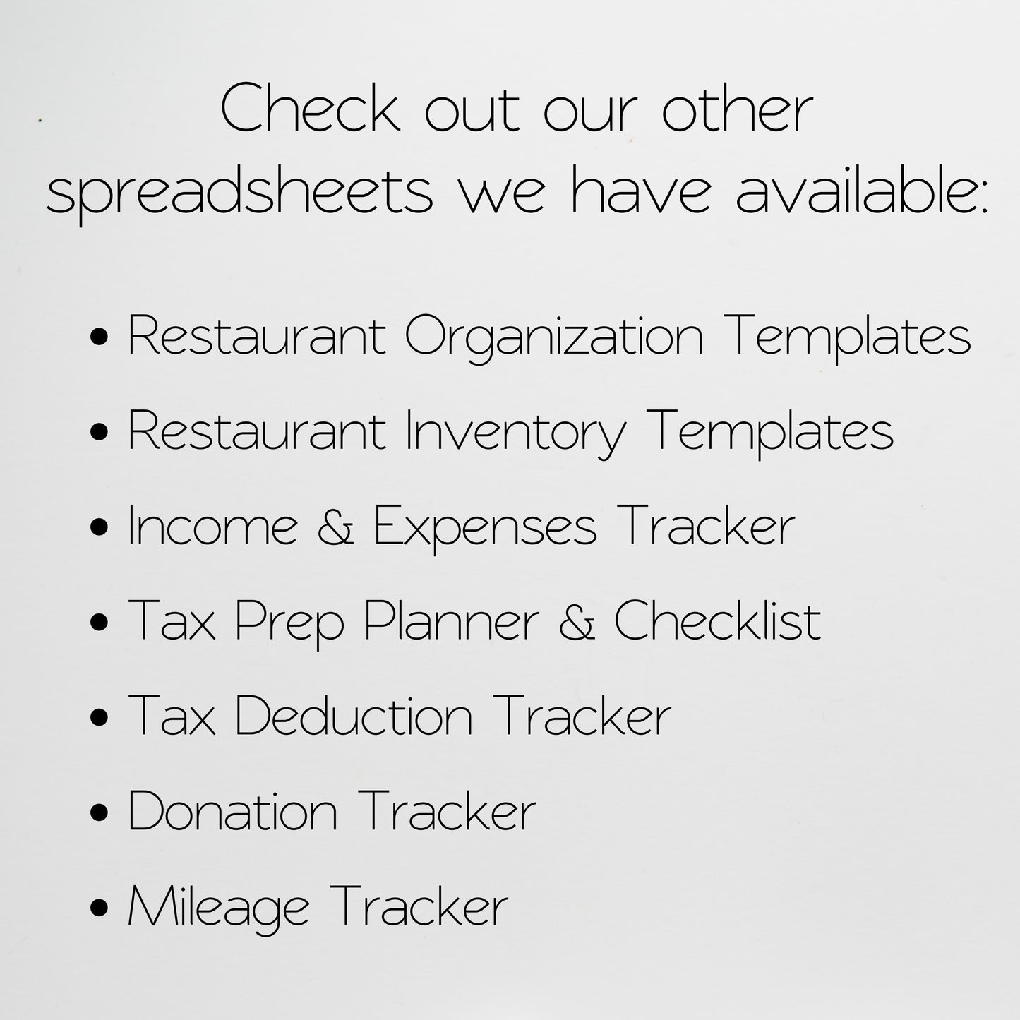 Restaurant Checklist Template Bundle Google Sheets