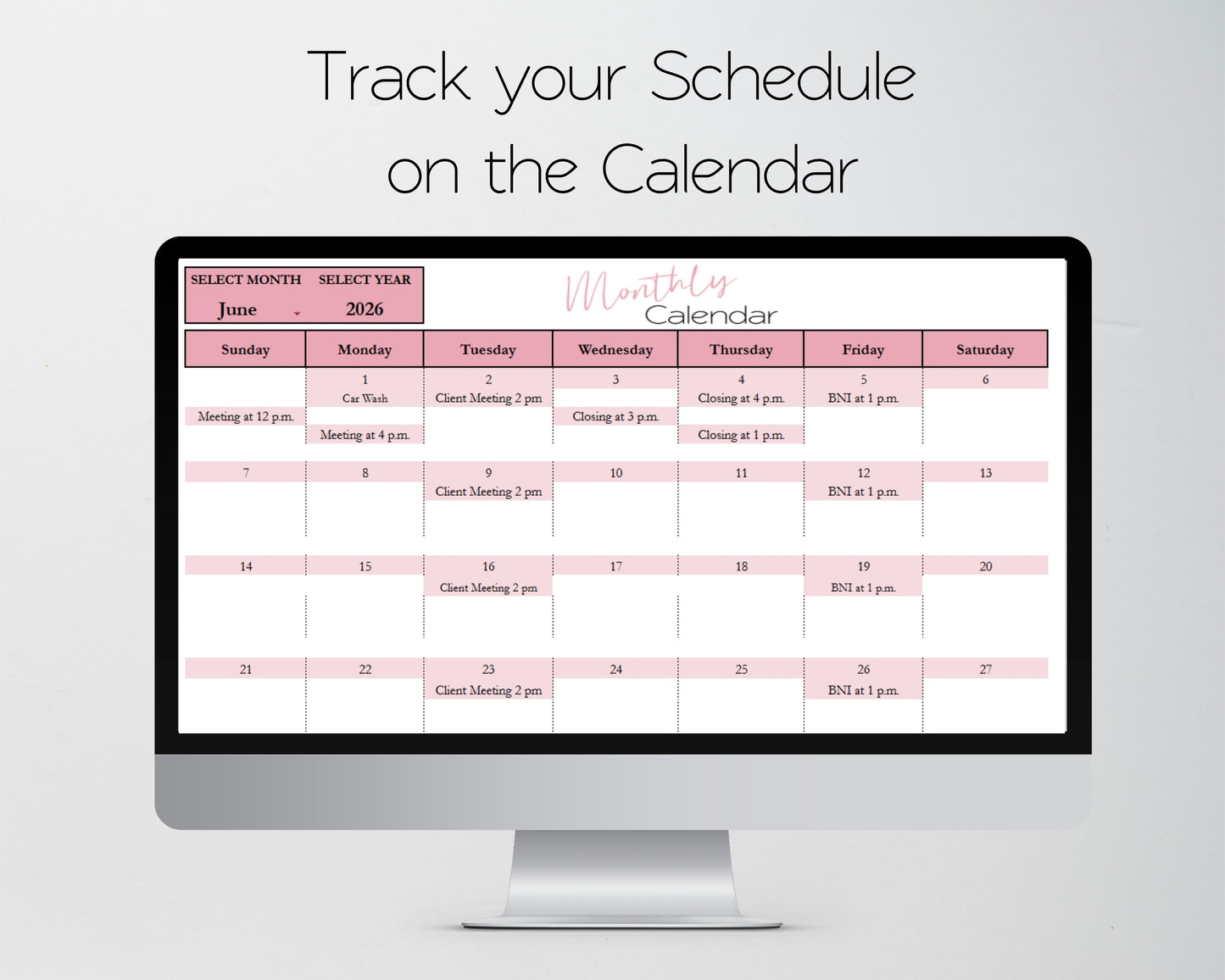 Sales Management Template Bundle -  Google Sheets and Excel Spreadsheet