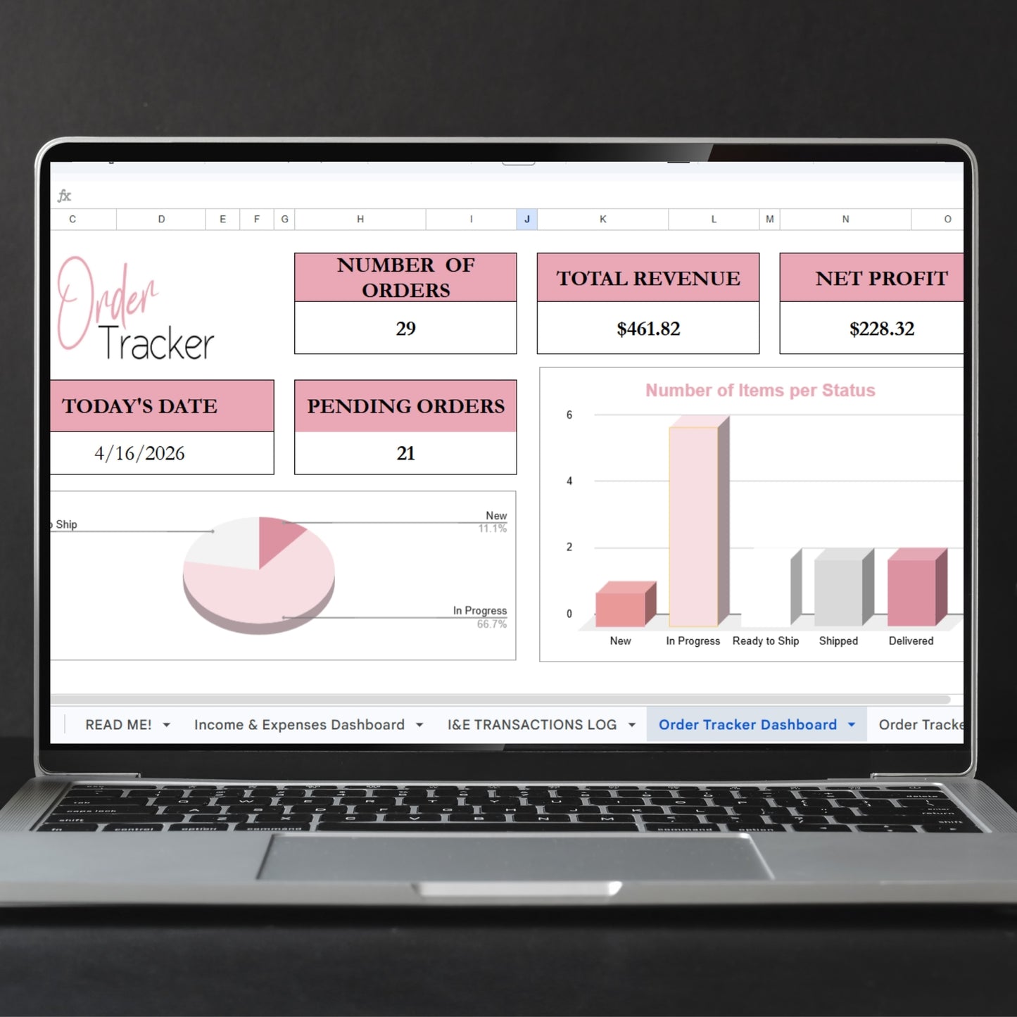 Business Management Template Bundle Google Sheets and Excel Spreadsheet