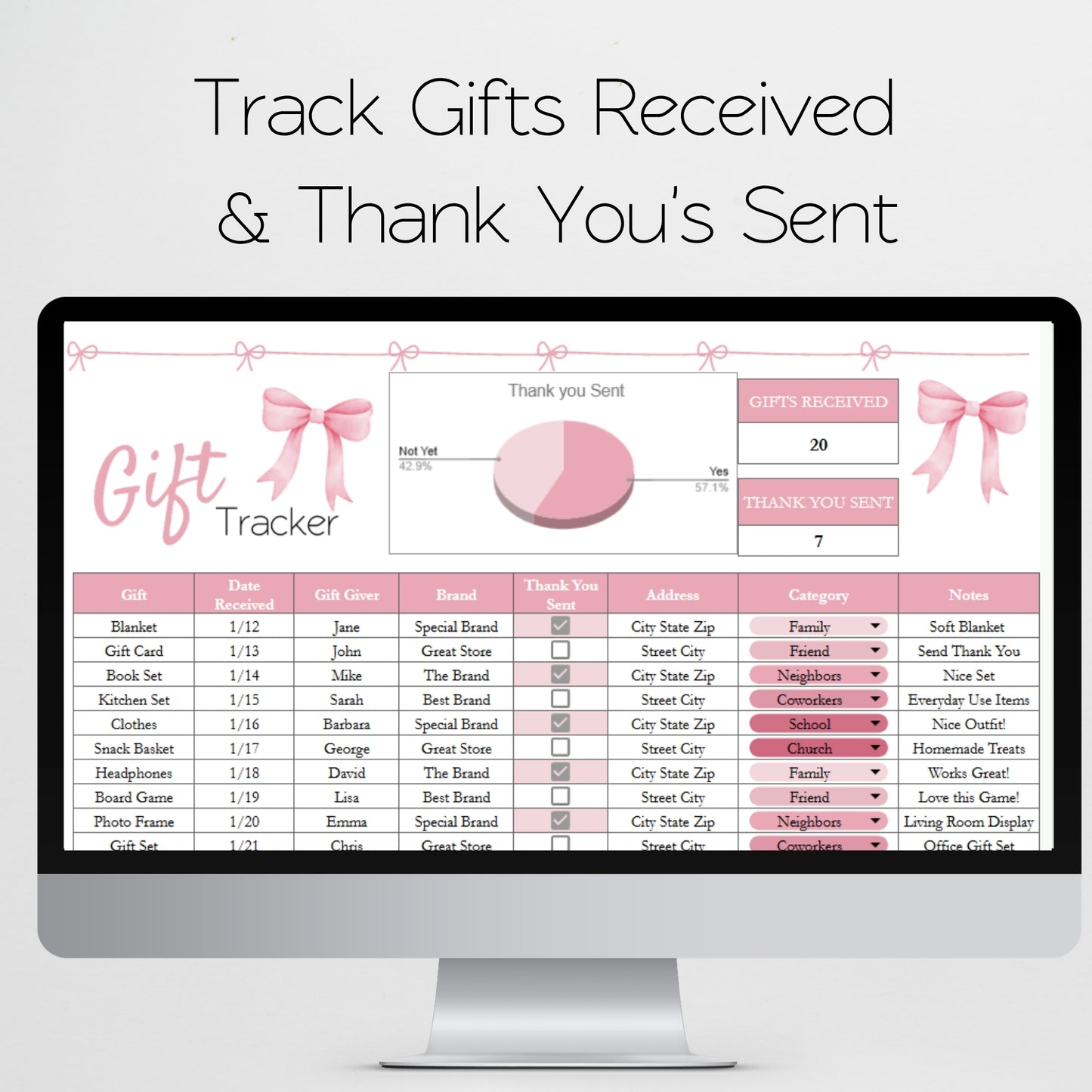 Birthday Party Planner Template Google Sheets and Excel Spreadsheet - Editable Organizer, Itinerary, Budget, Guest List,