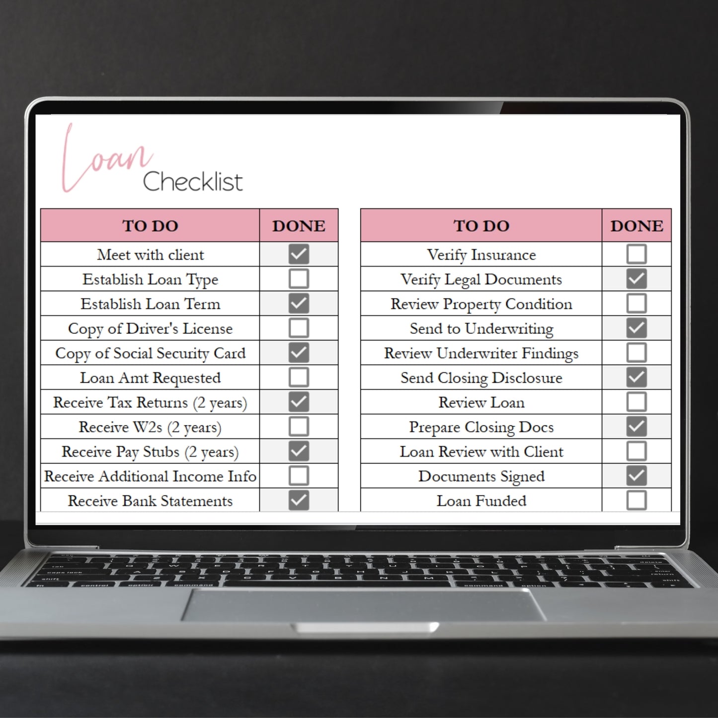 Loan Officer Template Spreadsheet Bundle Google Sheet and Excel Spreadsheet